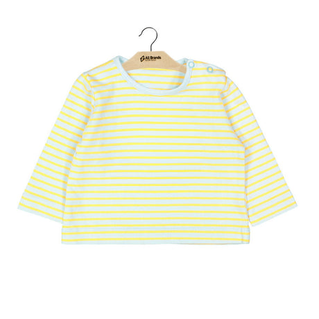 Image for Kids Girl Striped Top,Yellow