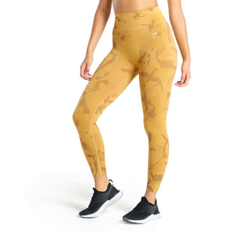 Image for Women's Camouflage Legging,Mustard