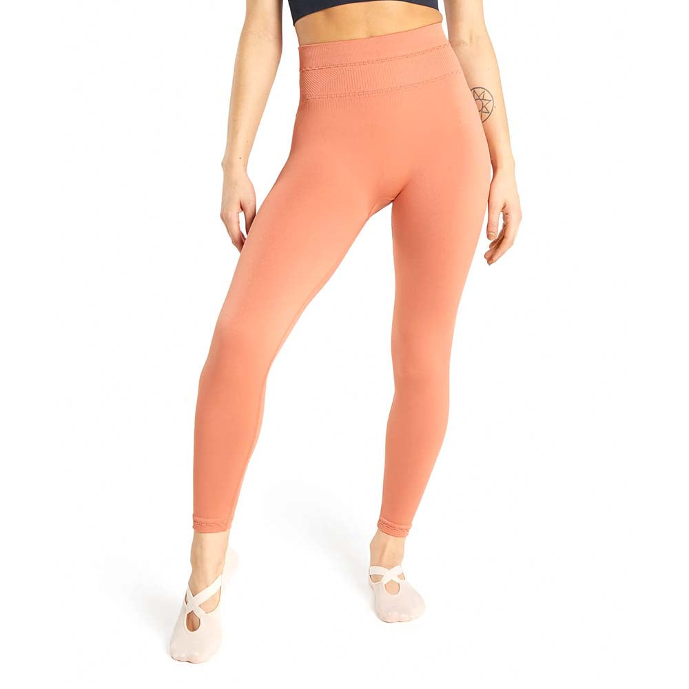 Image for Women's Embroidered High Waist Legging,Dark Orange