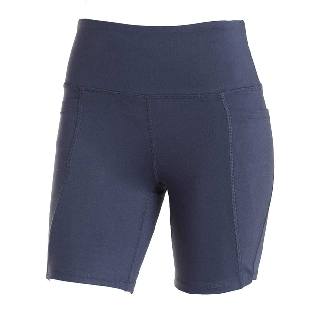 Image for Women's Solid Cycling Short With Pockets,Dark Grey