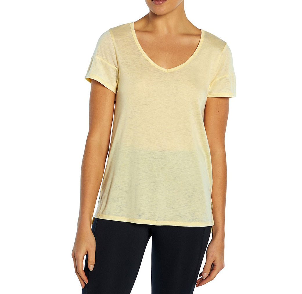 Image for Women's V-Neck T-Shirt,Yellow