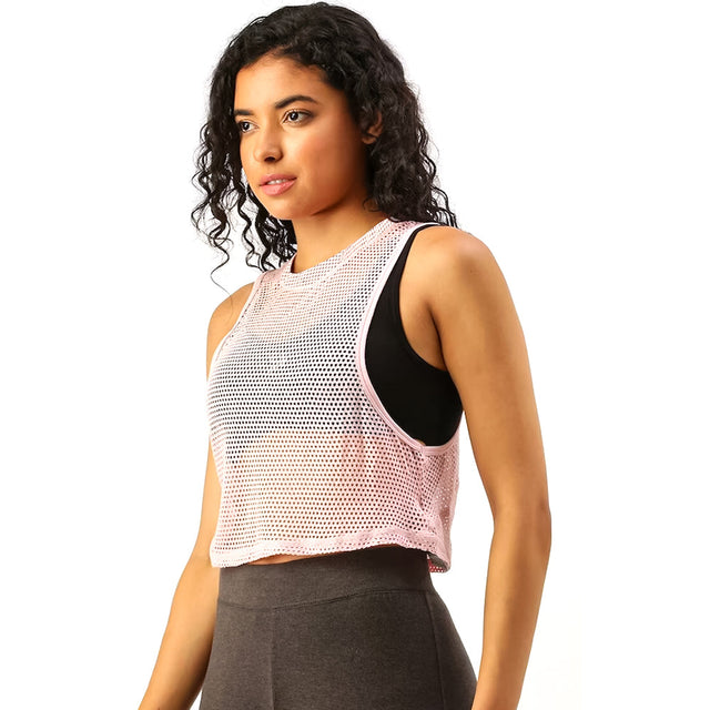 Image for Women's Mesh Sport Top,Pink