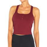 Image for Women's Ribbed Sport Top,Burgundy