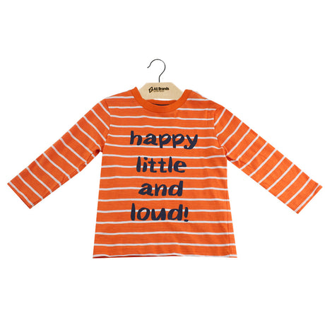 Image for Kids Boy Striped Casual Top,Orange
