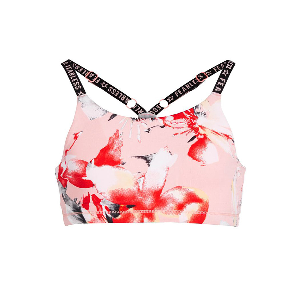 Kids Girl Printed Racerback Sports Bra,Pink – All Brands Factory Outlet