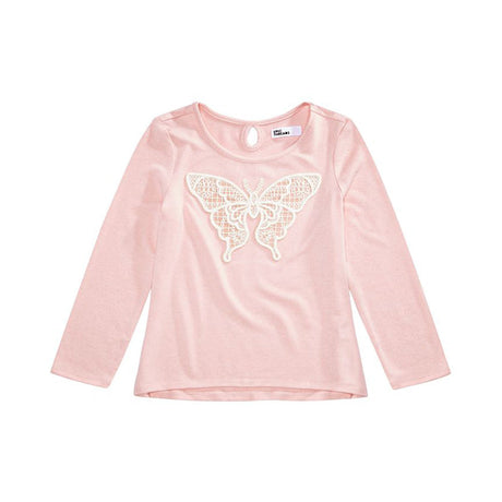 Image for Kids Girl Lace Butterfly T-shirt,Pink