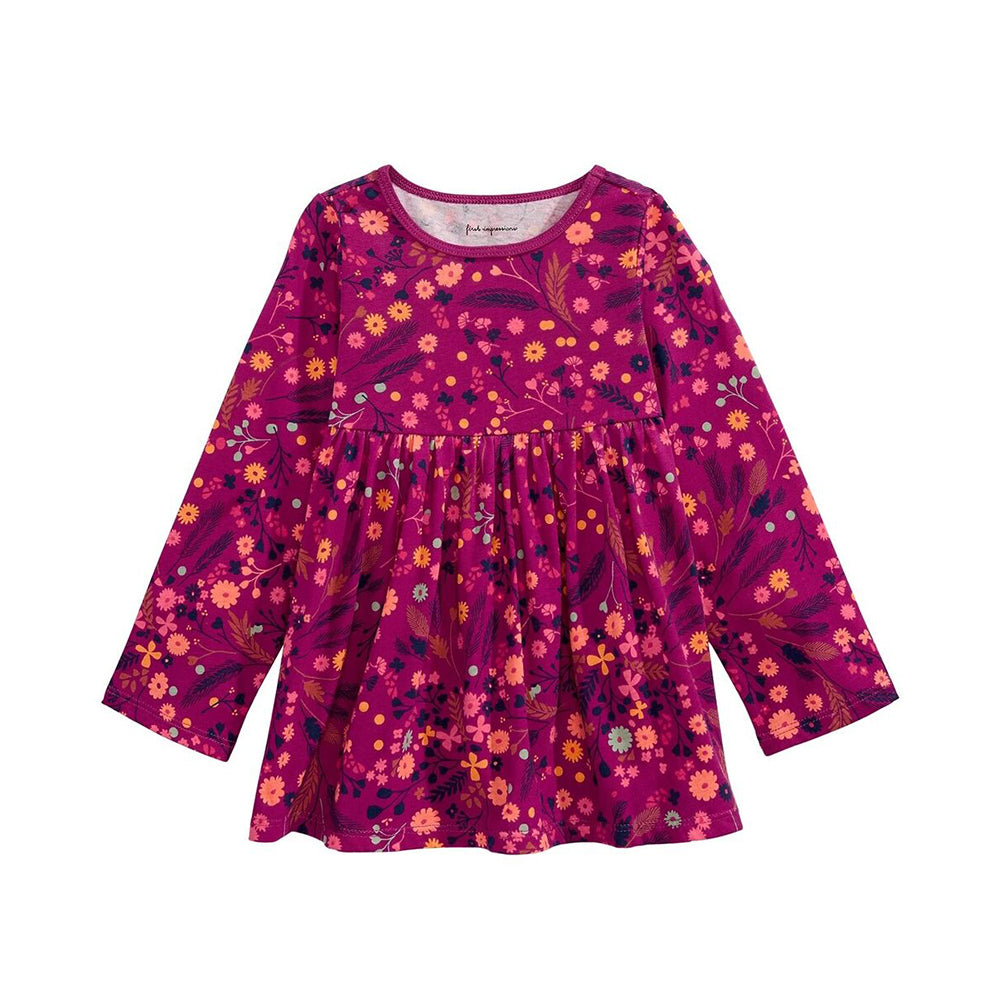 Image for Kids Girl Floral Top,Magenta Rose