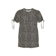 Image for Women's Leopard Print Puff Sleeve Mini Dress,Multi