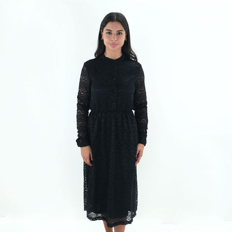 Image for Women's All Over Lace Dress,Black