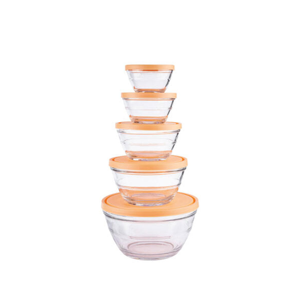 Image for Set Of Glass Bowls (5 Pieces)