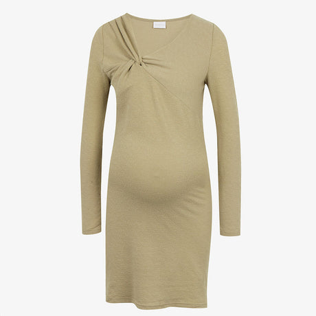 Image for Women's Ribbed Pregnant Dress,Olive