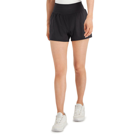 Image for Women's  Plain Solid Knit Run Short,Dark Grey