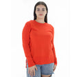 Image for Women's Fleece Plain Solid Sweaters,Orange