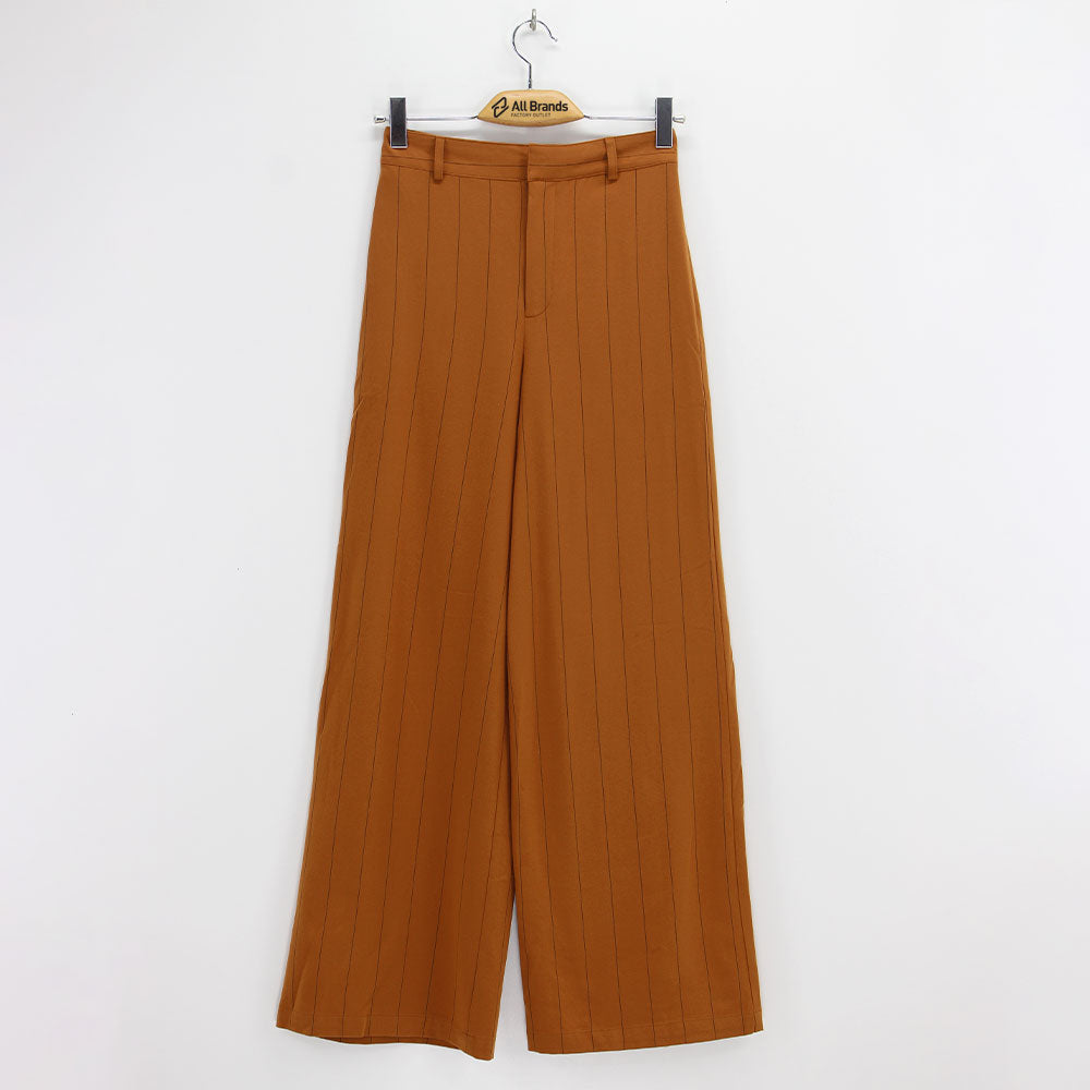 Image for Women's Striped Classic pant,Brown