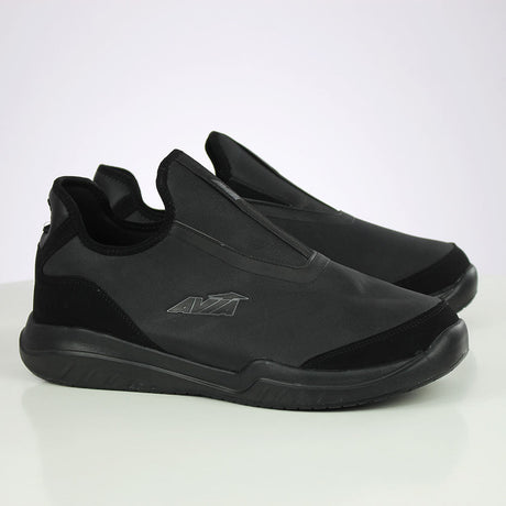 Image for Men's Plain Solid  Slip On Shoes,Black