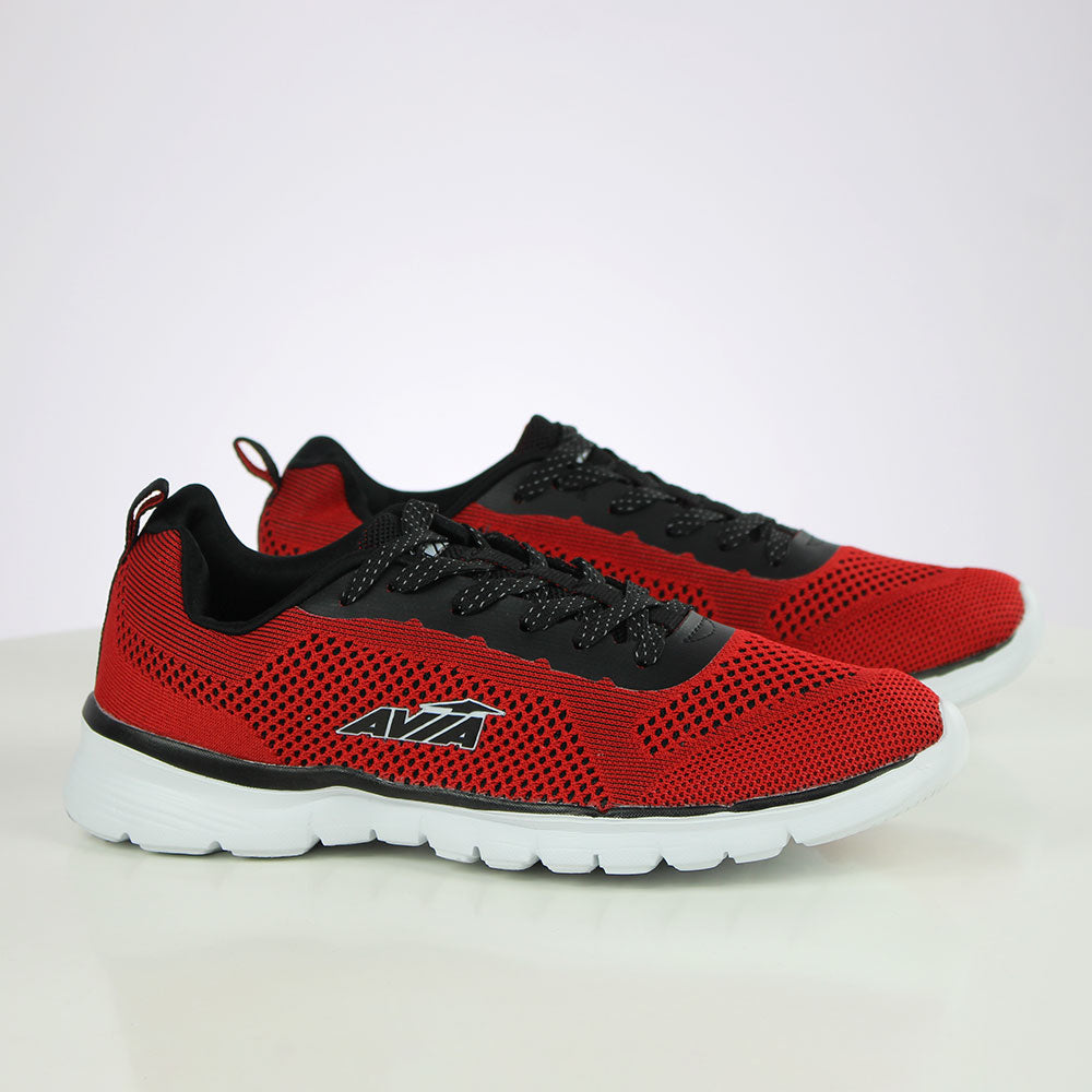 Image for Men's Mesh Color Block Shoes,Red