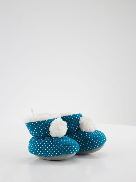 Image for Kid's Boy Polka-Dotted Slippers ,Blue