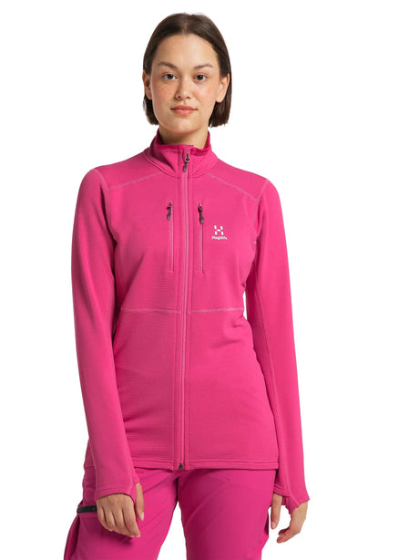 Image for Women's Fleece Inside Sport Top,Pink