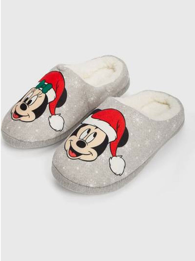 Image for Kids Boy Faux Fur Inside Slippers,Grey