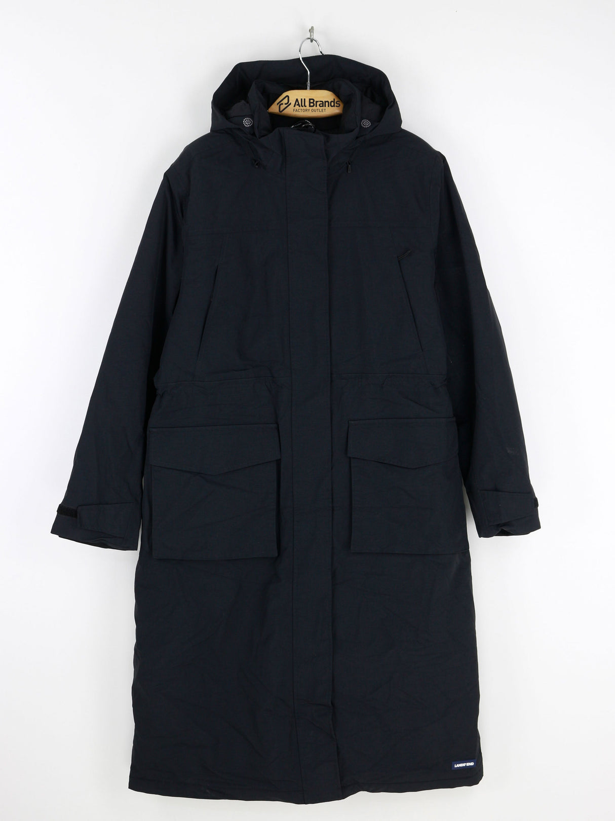 Image for Women's Solid Trench Coat Jacket,Black