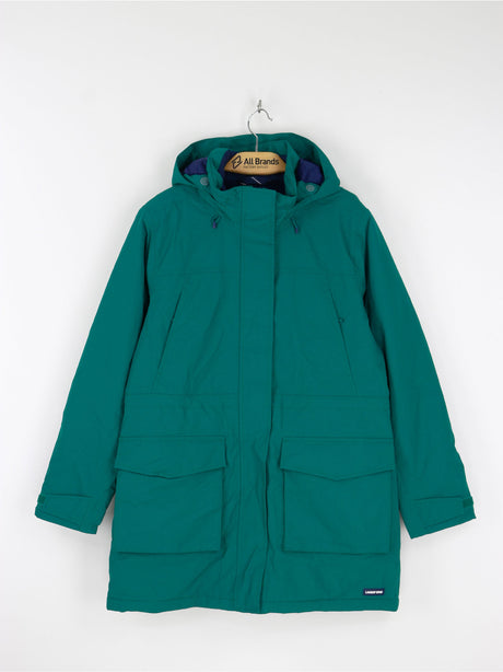 Image for Men's Puffer Plain Hooded Coat Jacket,Green