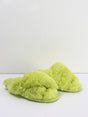 Image for Kids Girl Brooklyn Crossband Fur Slippers,Pistachio