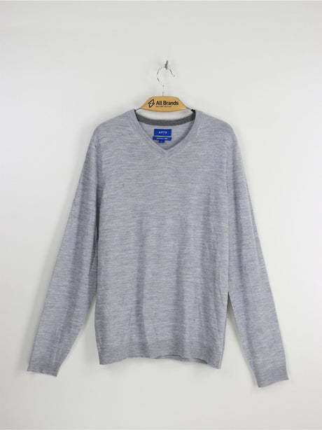 Image for Men's Palin Solid V-Neck Sweater,Grey