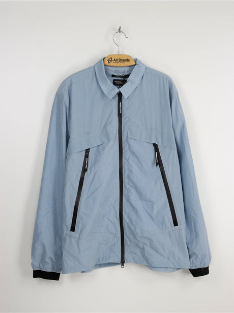 Image for Men's Full Zip Plain Hooded Jacket,Blue