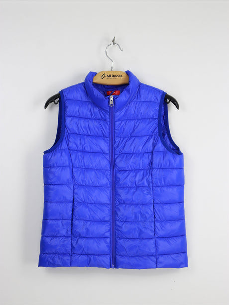 Image for Kids Girl Boomber Plain Vest Jacket,Blue