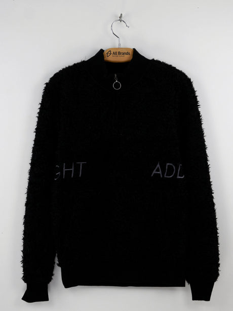 Image for Women's Wool 1/4 Zipper Sweater,Black