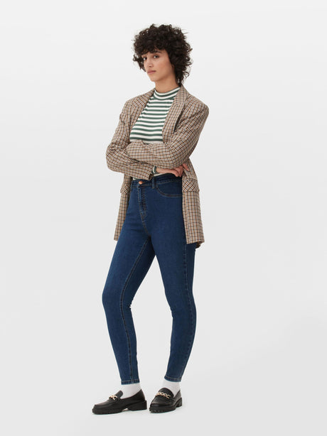 Image for Women's Slim Fit Stretchy Denim Jeans,Blue