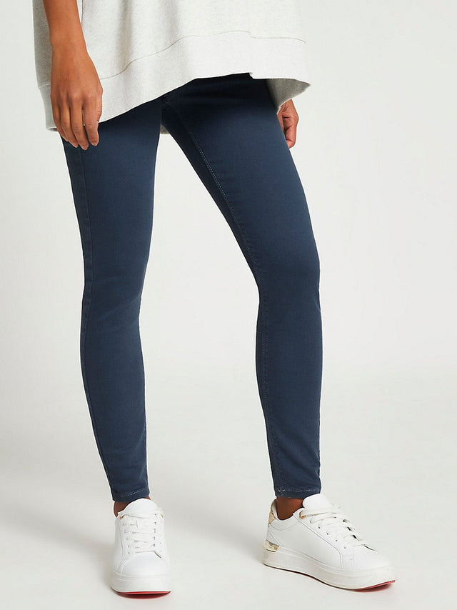 Image for Women's Plain Solid Pregnancy Pant,Navy
