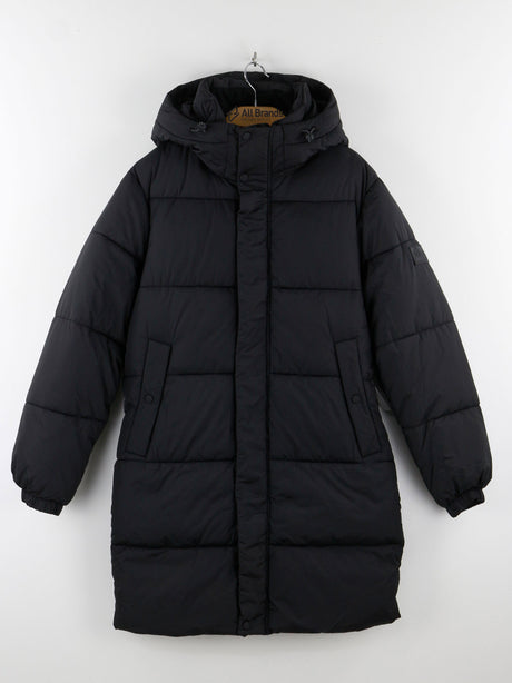 Image for Men's Boomber Plain Puffer Coat Jacket,Black