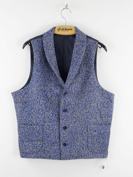 Image for Men's Textured Vests,Blue