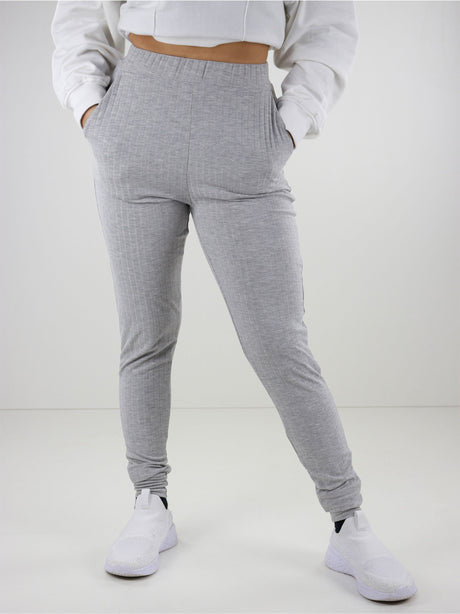 Image for Women's Ribbed Sport Bottom,Grey