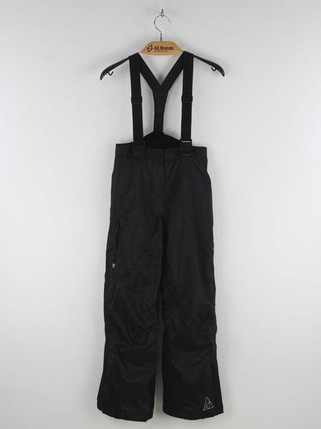 Image for Kids Boy Warm And Waterproof Ski Trousers Jumpsuit,Black