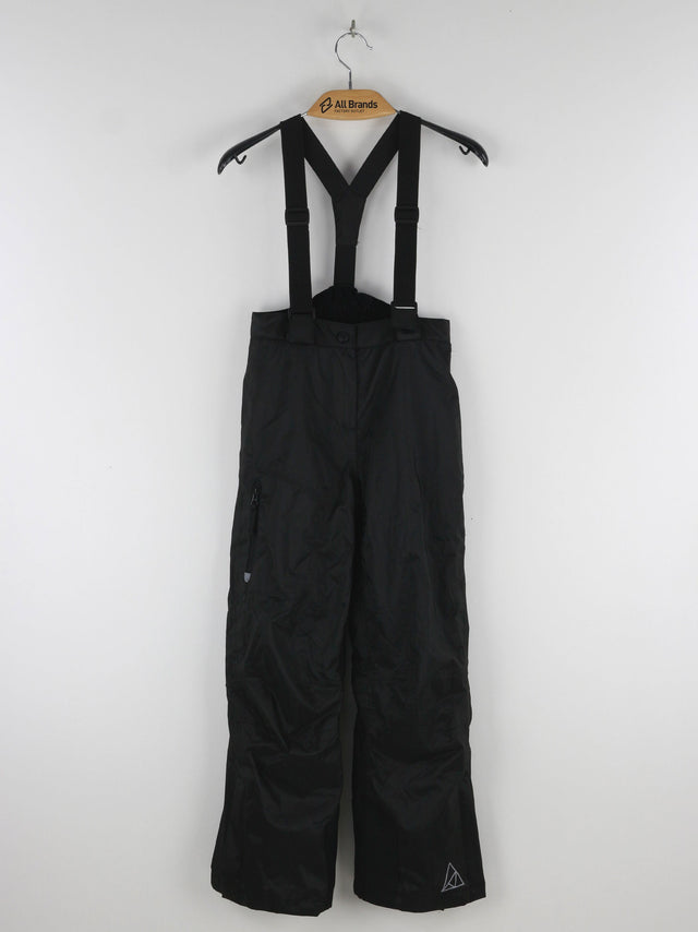 Image for Kids Boy Warm And Waterproof Ski Trousers Jumpsuit,Black