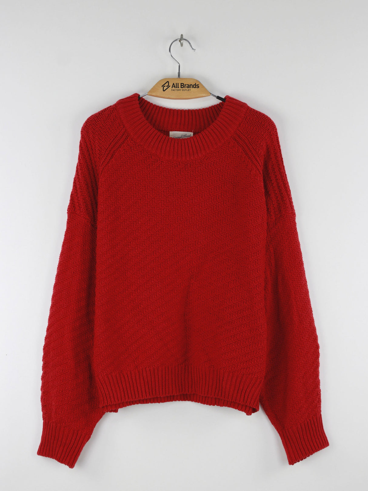 Image for Women's Knitted Sweaters,Red
