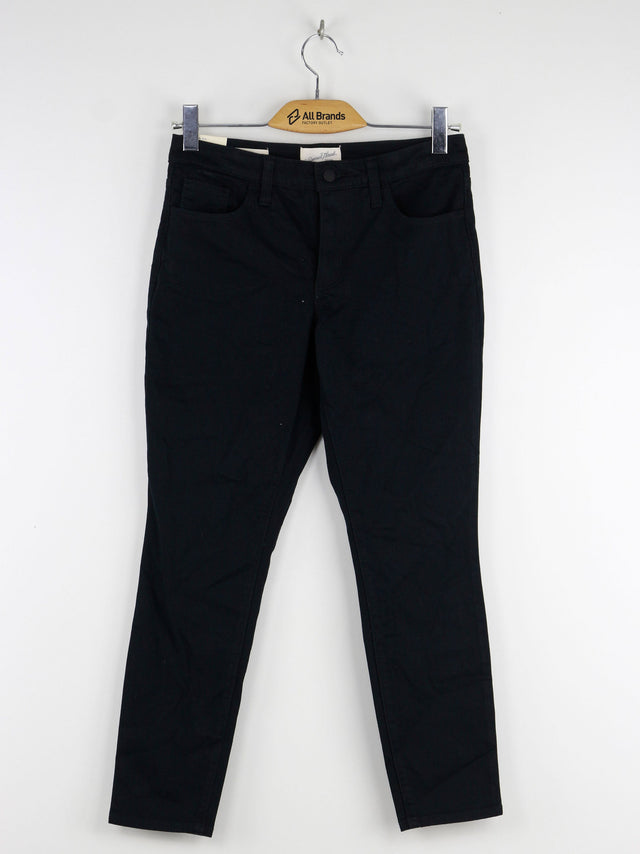 Image for Women's Plain Solid Jeans,Black