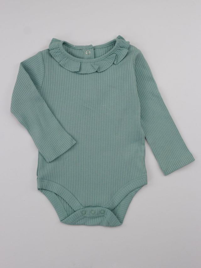 Image for Kids Girl Ribbed Bodysuit,Mint