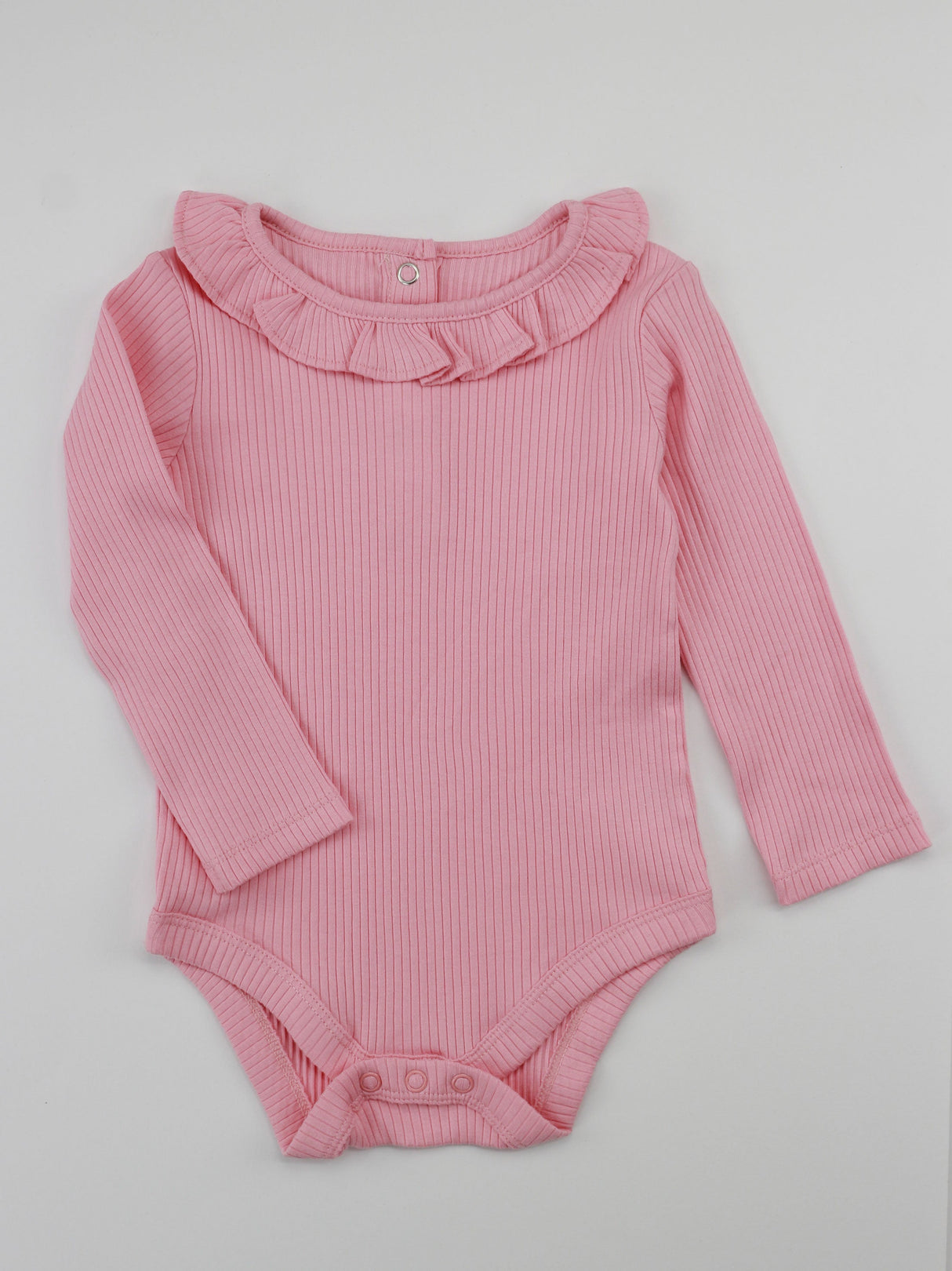 Image for Kids Girl Ribbed Bodysuit,Pink