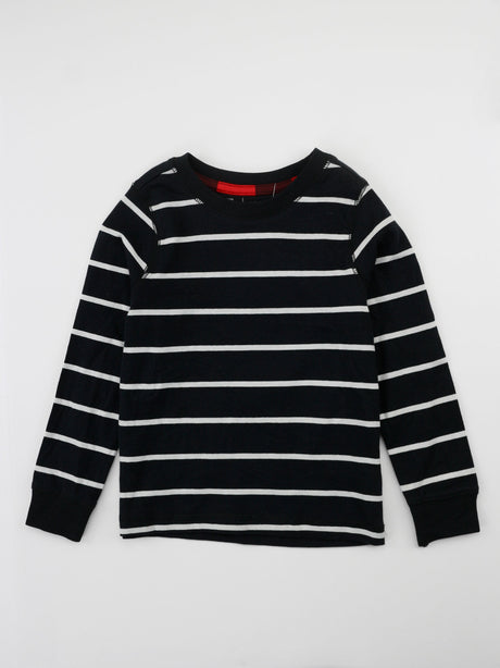 Image for Kids Girl Striped Casual Top,Navy