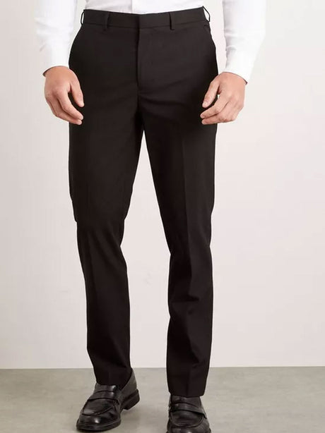 Image for Men's Plain Solid Classic Pant,Black
