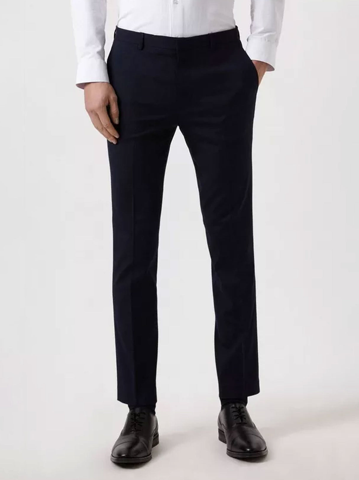 Image for Men's Plain Solid Classic Pant,Navy