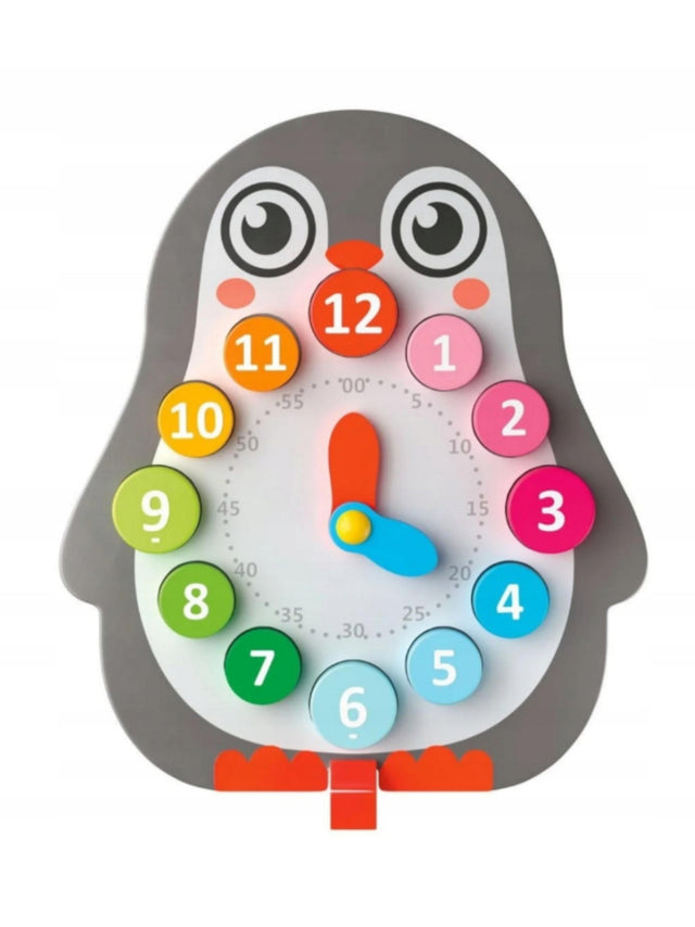 Image for Wooden Motor Skill Teaching Clock Game
