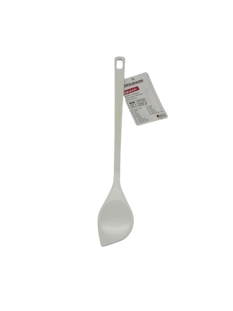 Image for Basic Pointed Cooking Spoon For Nonstick With Pot Holder, White