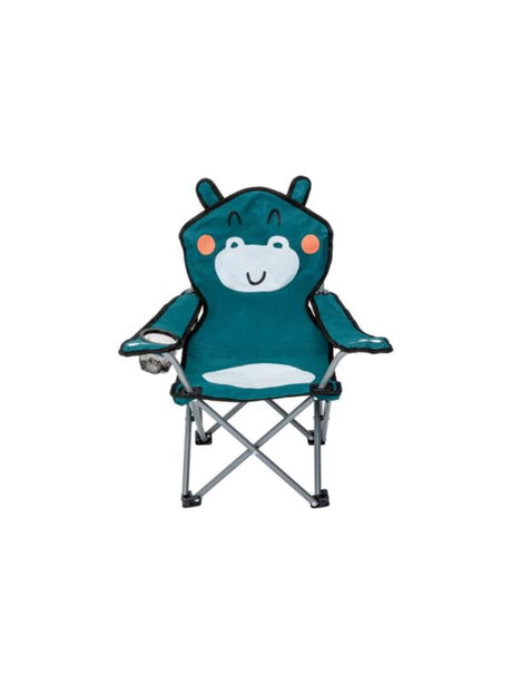 Image for Kids' Camping Chair, Animal Design, Colorful, Blue Green