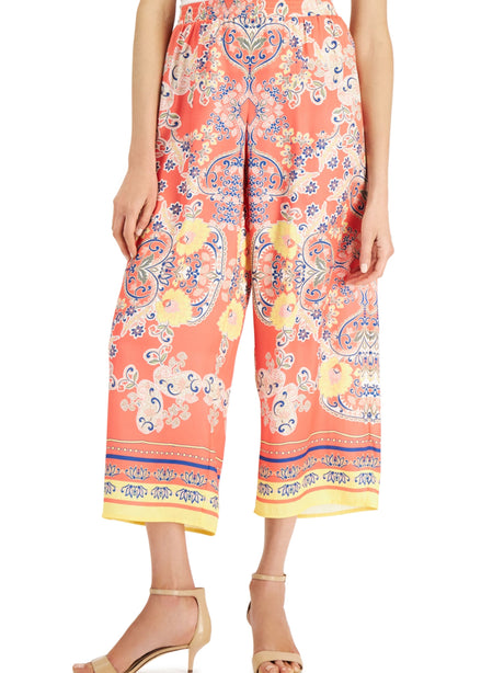 Image for Women's Floral Printed Casual Pant,Multi