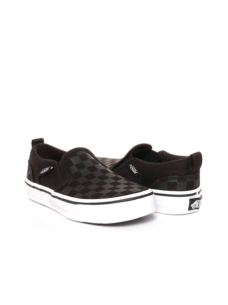 Image for Kids Boy Plaid Slip On Shoes,Black