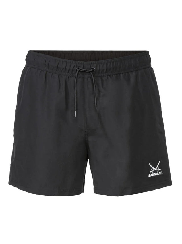 Image for Men's Brand Logo Printed Short,Black